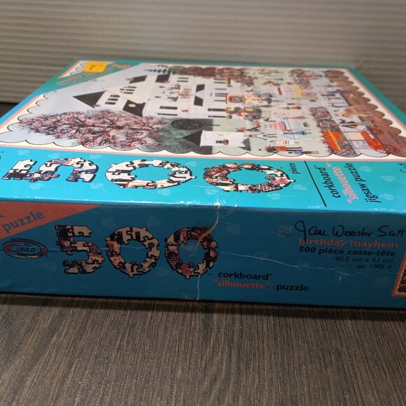 Ceaco Corkboard Back Puzzle Birthday Mayhem 500 Pieces Jane Wooster Scott SEALED - Picture 13 of 15